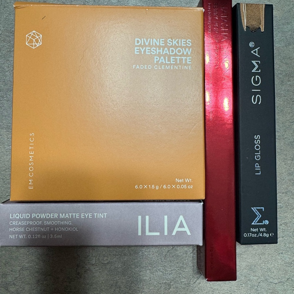 EM Cosmetics Divine Skies Palette with ILIA, Natasha Denona and Sigma